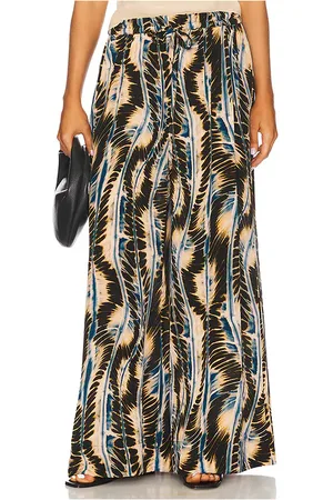 ULLA JOHNSON Pantalón sawyer en color azul negro talla 10 en - Black, Blue. Talla 10 (también en 4, 6, 8).