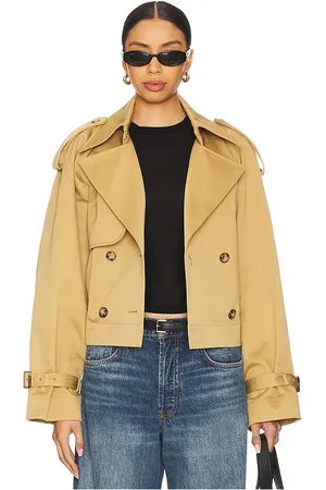 Ivy & Oak Gabardina corta jessica en color bronce talla 34/0 en - Tan. Talla 34/0 (también en 36/2, 38/4, 40/6).