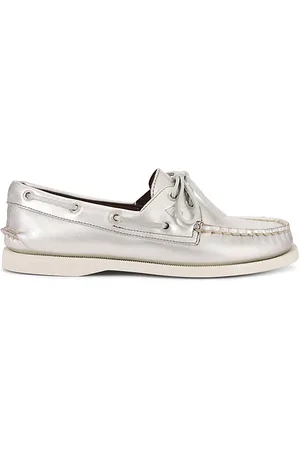 Sperry Mocasín informal ao 2 eye en color metálico talla 6 en - Metallic Silver. Talla 6 (también en 6.5, 7, 7.5, 8, 8.5, 9