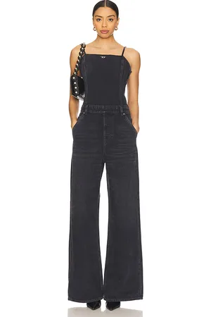 Diesel Vors jumpsuit en color negro talla L en Black/Denim - Black. Talla L (también en M, S, XS).