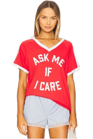 DAYDREAMER Camiseta ask me if i care en color rojo talla S en - Red. Talla S (también en XS).