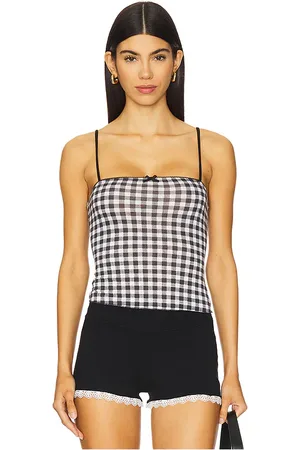 MORE TO COME Arwyn top en color negro, blanco talla L en - Black,White. Talla L (también en M, S, XL, XS, XXS).