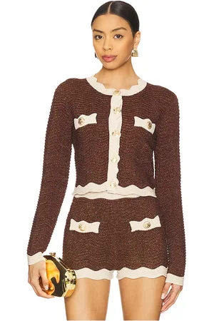 Retrofete Chaqueta punto dallys en color marrón talla L en - Brown. Talla L (también en M, S, XL, XS, XXL).