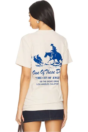 One Of These Days Camiseta the city of angels en color crema talla L en - Cream. Talla L (también en M, S, XL/1X).