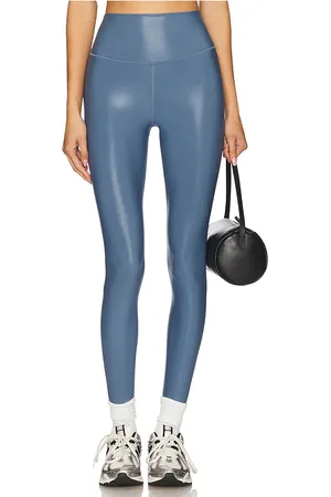 Spiritual Gangster Lotus high gloss 7/8 legging en color roca talla L en - Slate. Talla L (también en M, S, XS).