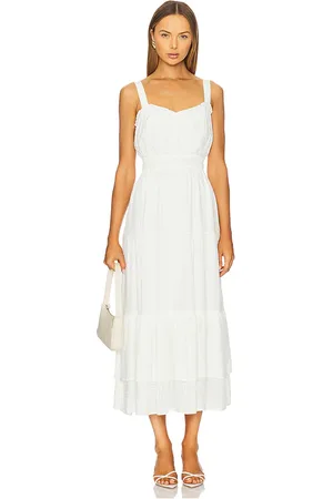Paige Vestido persimmon en color talla L en - White. Talla L (también en M, S, XL, XS).