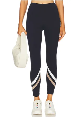 Splits59 Chevron air weight high waist 7/8 legging en color azul marino talla L en - Navy. Talla L (también en M, XS).