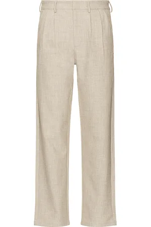 Bound Pantalón de doble pinza tapered en color gris claro talla S en - Light Grey. Talla S (también en XL/1X).