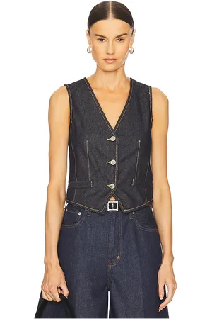 Steve Madden Chaleco selene en color azul talla L en - Blue. Talla L (también en M, S, XS).