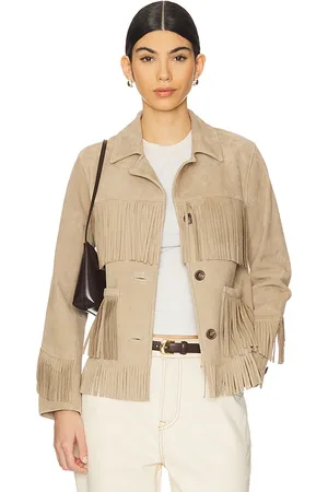 GRLFRND Chaqueta joni en color beige talla L en - Beige. Talla L (también en M, S, XS, XXS).