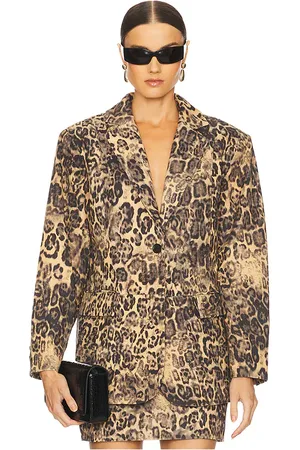 Gestuz Leane blazer en color talla 32 en - Brown. Talla 32 (también en 34, 36, 38).