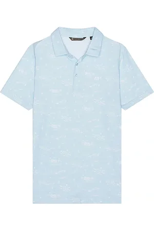 Travis Mathew Featherweight city polo en color bebe azul talla L en - Baby Blue. Talla L (también en M, S).