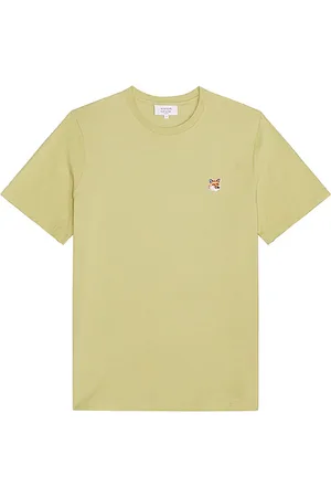 Maison Kitsuné Camiseta en color verde oliva talla L en - Olive. Talla L (también en M, S, XL/1X).