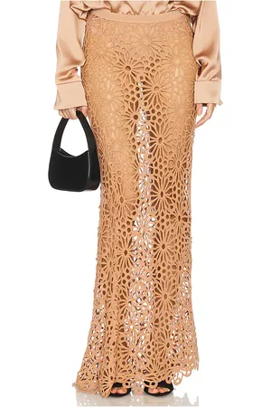 Norma Kamali Falda larga obie en color marrón talla M en - Brown. Talla M (también en S, XL, XS).