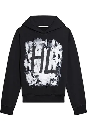 Helmut Lang Sudadera scribble 2 en color negro talla L en - Black. Talla L (también en M, S, XL).