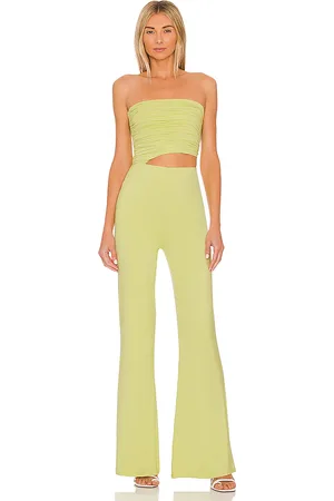 House of Harlow X revolve sosa jumpsuit en color verde talla L en - Green. Talla L (también en M, S, XL, XS).