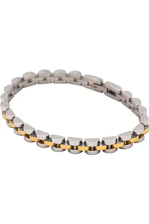 BRACHA Brazalete mini rolly en color plateado metálico talla all en - Metallic Silver. Talla all.
