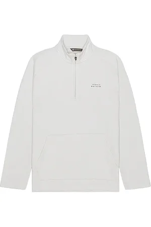 Travis Mathew Sudadera con cremallera corta en color gris talla L en - Grey. Talla L (también en M, S, XL/1X).