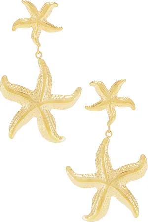 BRACHA Pendientes en color oro metálico talla all en - Metallic Gold. Talla all.
