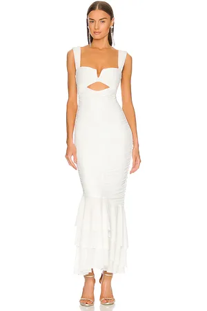 Michael Costello Vestido largo hilary en color talla L en - . Talla L (también en XXS).