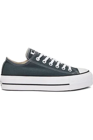 Converse Zapatilla deportiva chuck taylor all star lift en color verde talla 10.5 en True Nature Natural Ivory & Black - Green. Talla 10.5