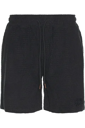 HONOR THE GIFT Textured knit short en color talla L en - Black. Talla L (también en M, XL/1X).