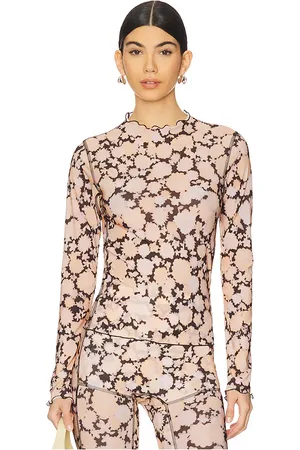 KNWLS Halcyon top en color durazno talla L en - Peach. Talla L (también en M, S, XS).