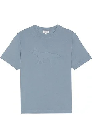 Maison Kitsuné Camiseta en color azul talla L en - Blue. Talla L (también en M, S, XL/1X).