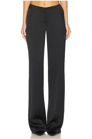 Ceren Ocak Pantalón con trabilla en color talla L en - Black. Talla L (también en M, S, XS, XXS).