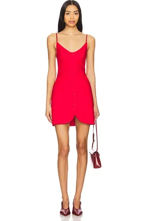 Ceren Ocak Vestido en color talla L en - Red. Talla L (también en M, S, XL/1X).
