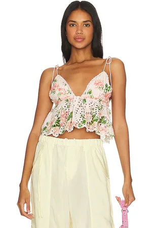 MAJORELLE Chrishelle crop top en color rosado talla M en - Pink. Talla M (también en L, S, XL, XS).