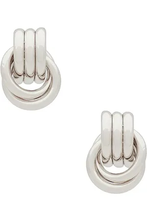 Heaven Mayhem Pendientes baby knot en color metálico talla all en - Metallic Silver. Talla all.