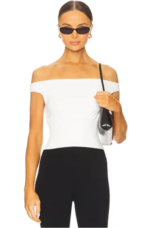 ALL THE WAYS Kelli off shoulder top en color talla L en - White. Talla L (también en M, S, XL, XS, XXS).