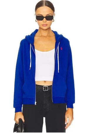 Ralph Lauren Sudadera con capucha y cremallera completa de polar de algodón en color royal talla L en - Royal. Tall