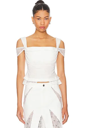 Miaou Corsé renata en color blanco talla L en - White. Talla L (también en XXS).