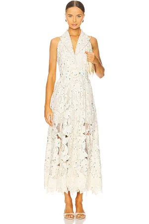 ELLIATT Maxivestido kyla en color crema talla L en - Cream. Talla L (también en M, S, XL).