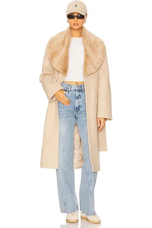 Lioness Abrigo endless coat en color talla L en - Tan. Talla L (también en M, S, XL, XS).