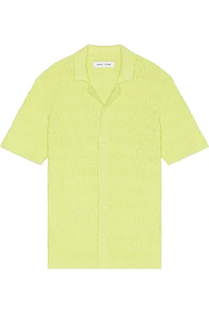 Samsøe Samsøe Camisa manga corta sarlo en color verde talla L en - Green. Talla L (también en M, S, XL/1X).