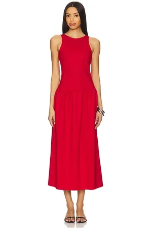 4th & Reckless Maxivestido shannon en color talla L en - Red. Talla L (también en M, S, XS).
