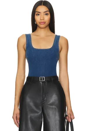 Commando Body con cuello cuadrado do it all denim en color azul talla M en - Blue. Talla M (también en S, XL, XS).