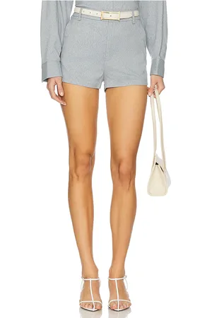 Gestuz Shorts cintura alta paulia en color slate,blue talla 36 en - Slate,Blue. Talla 36 (también en 38).