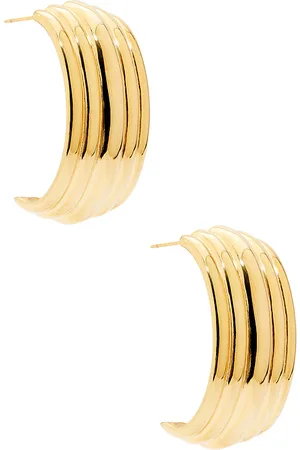mega Pendientes en color oro metálico talla all en - Metallic Gold. Talla all.