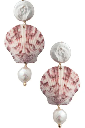 Eliou Pendientes ilha en color talla all en - White. Talla all.