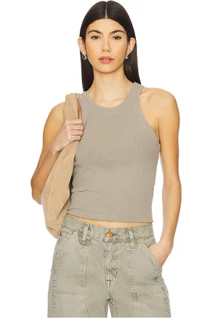 AGOLDE Camiseta tirantes rayne en color grey,taupe talla L en - Grey,Taupe. Talla L (también en M, S, XL, XS).