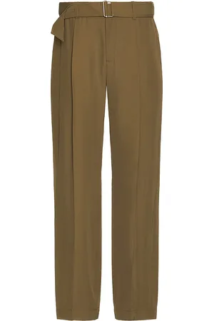 Simkhai Pantalones plisados elvis en color verde talla L en - Green. Talla L (también en M, S, XL/1X).