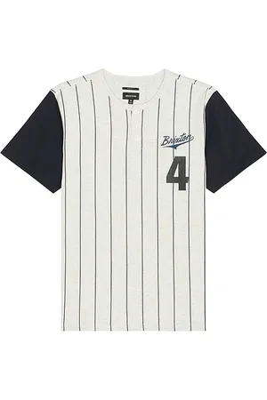 Brixton Camiseta beisbolera the league en color gris talla L en - Grey. Talla L (también en M, S, XL/1X).