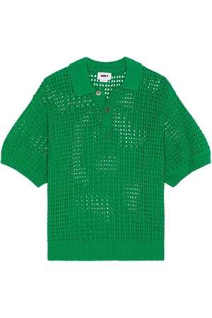 Obey Polo kody en color talla L en - Green. Talla L (también en M).