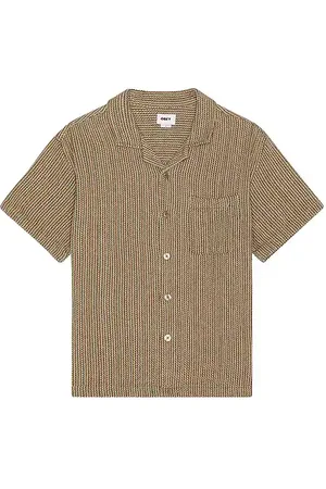Obey Camisa horace en color bronce talla L en - Tan. Talla L (también en M).