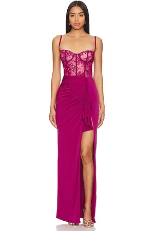 Katie May Vestido largo willow en color fucsia talla S en - Fuchsia. Talla S (también en XL).