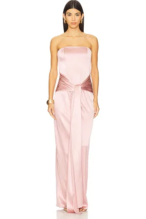 Michael Costello Vestido largo abelina en color talla L en - . Talla L (también en M, S, XS).